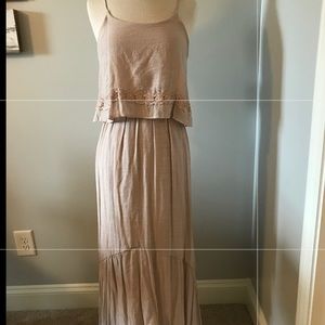 NWT! Blue Rain (Francesca’s) cotton maxi dress!